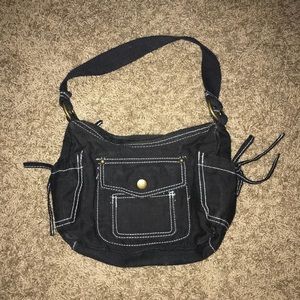 Black cloth purse
